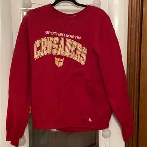 Brother Martin crimson sweatshirt
